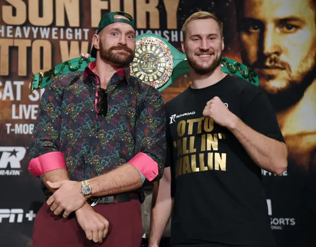 Tyson Fury and Otto Wallin