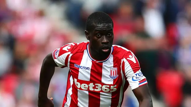 Badou Ndiaye playing for Stoke in previous game