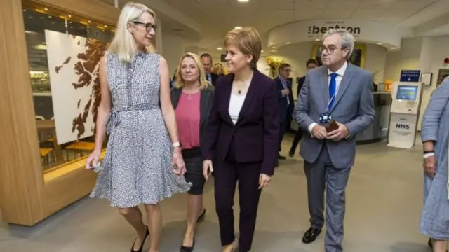 Nicola Sturgeon announced details of the scheme at a cancer centre in Glasgow