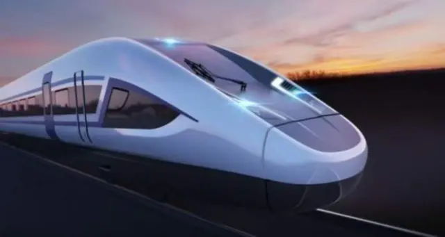 Planned HS2 train