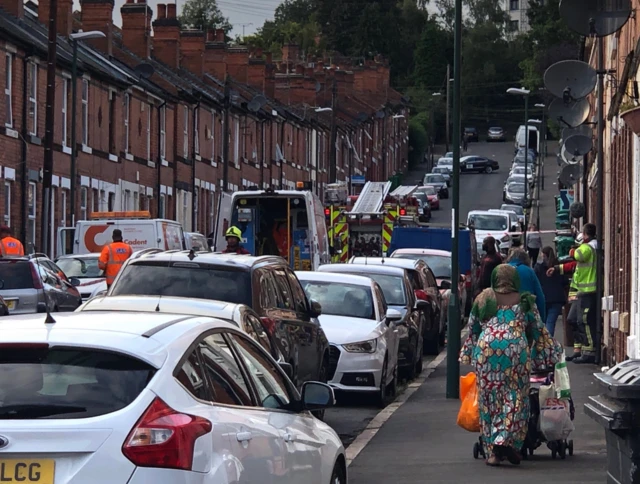 Residents returning home