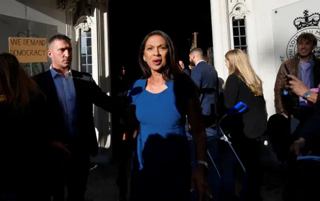 Gina Miller at the Supreme Court.