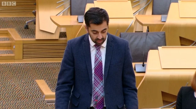 Justice Secretary Humza Yousaf