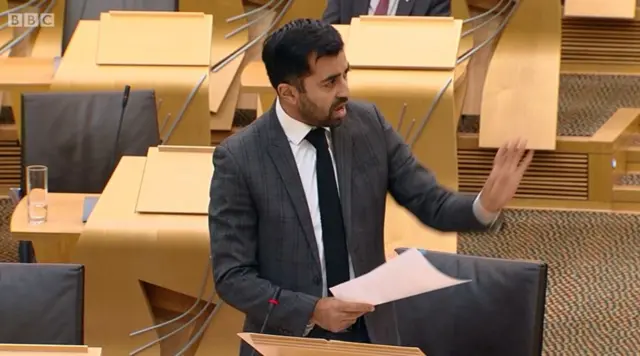 Justice Secretary Humza Yousaf