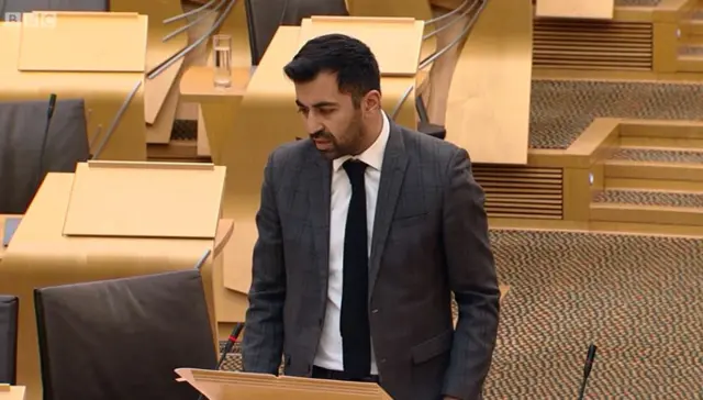 Justice Secretary Humza yousaf