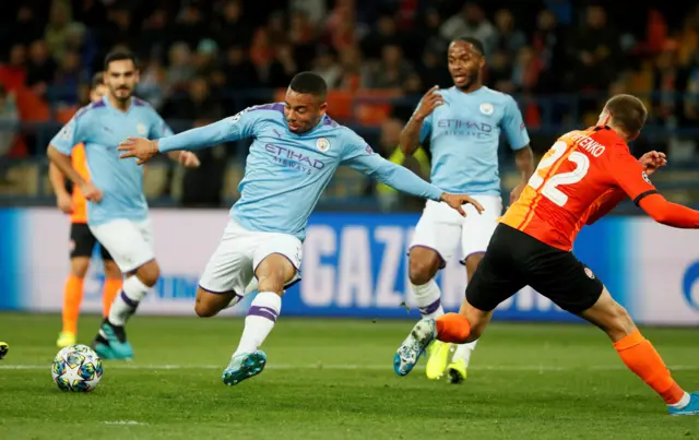 Gabriel Jesus in action