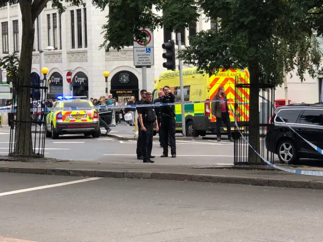 Cordon in Nottingham