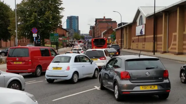 Traffic in Sheffield