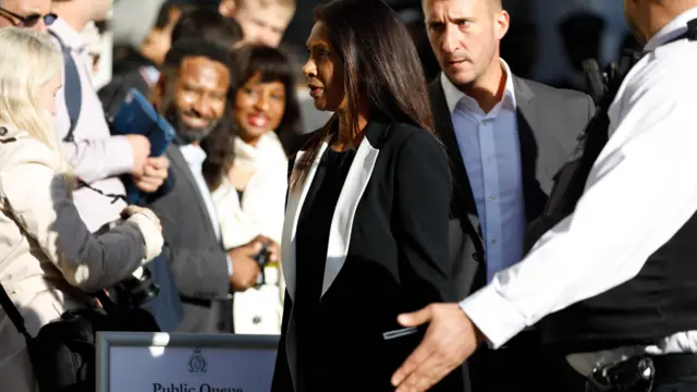 Anti-Brexit campaigner Gina Miller arrives at the Supreme Court in central London, on the second day of the hearing into the decision by the government to prorogue parliament on September 18, 2019.