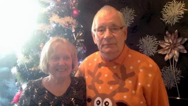 Mavis Eccleston with her family, husband Kenneth Eccleston aka Dennis