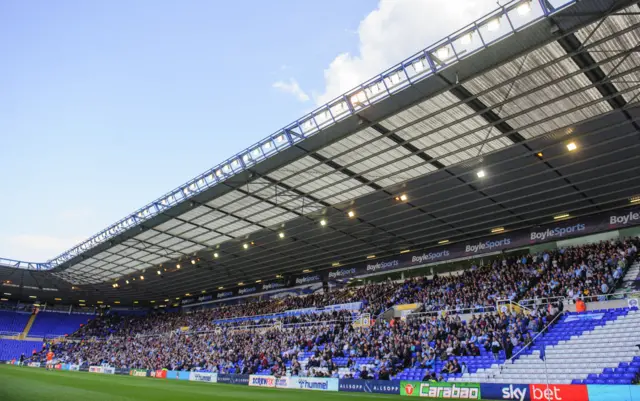 Coventry City playing at St Andrew's