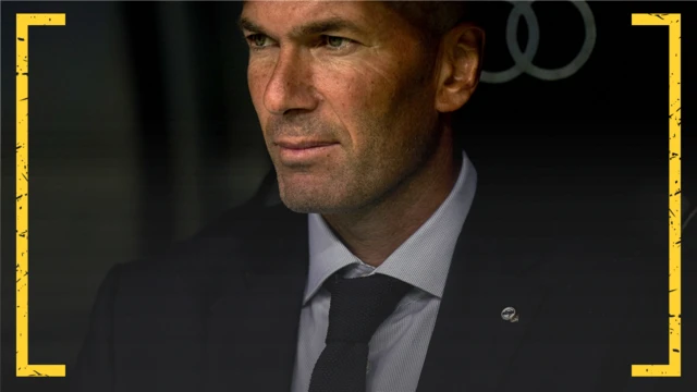 Real Madrid manager Zinedine Zidane