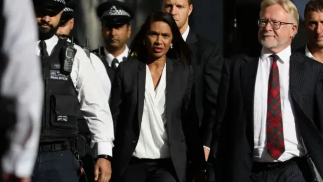 Gina Miller arrives for the third day of the hearing at the Supreme Court