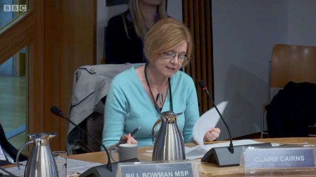 Claire Cairns from the Coalition of Carers