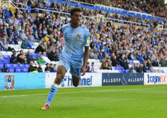 Coventry player at St Andrew's