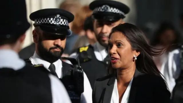 Gina Miller arrives at court