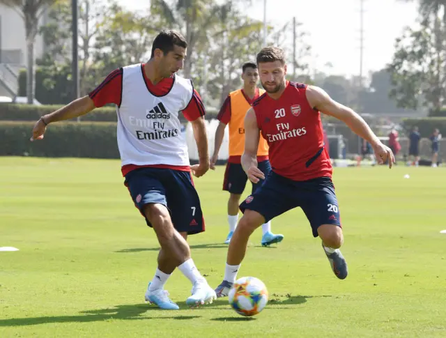 Henrikh Mkhitaryan &  Shkodran Mustafi