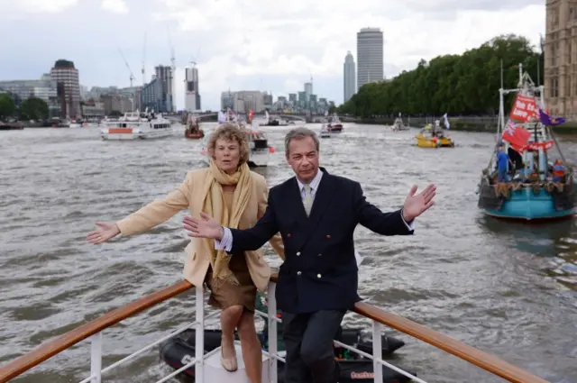 Kate Hoey and Nigel Farage