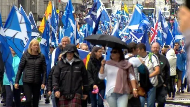 Pro-independence march