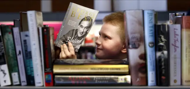 A child with a book