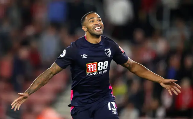 Callum Wilson celebrates