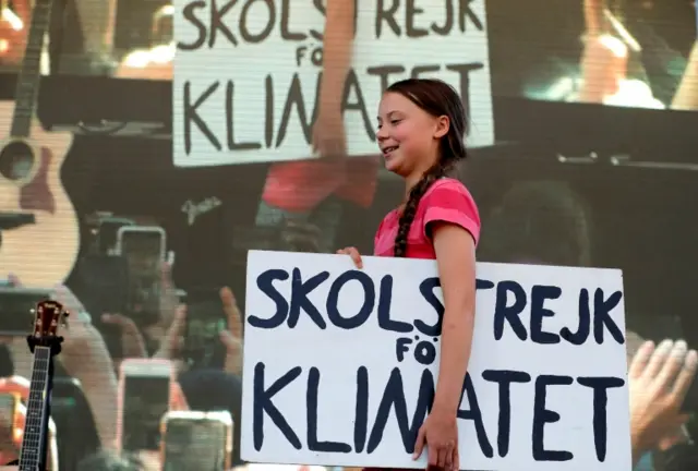 Greta Thunberg in New York