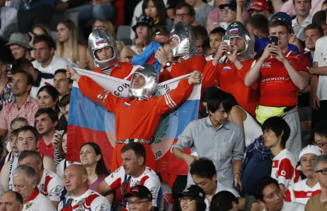 Russia fans