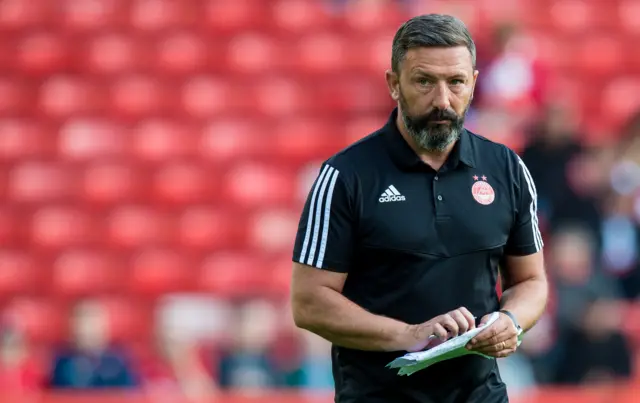 Aberdeen manager Derek McInnes