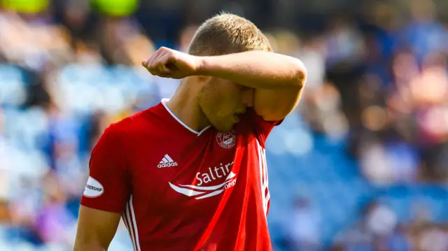 Aberdeen striker Sam Cosgrove