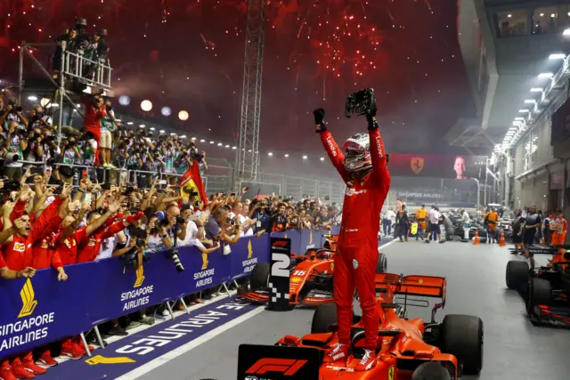 Vettel wins