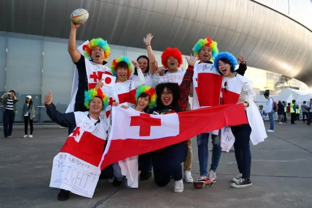 Tonga fans