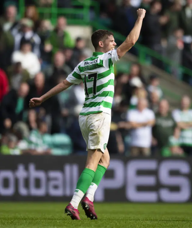 Celtic goalscorer Ryan Christie