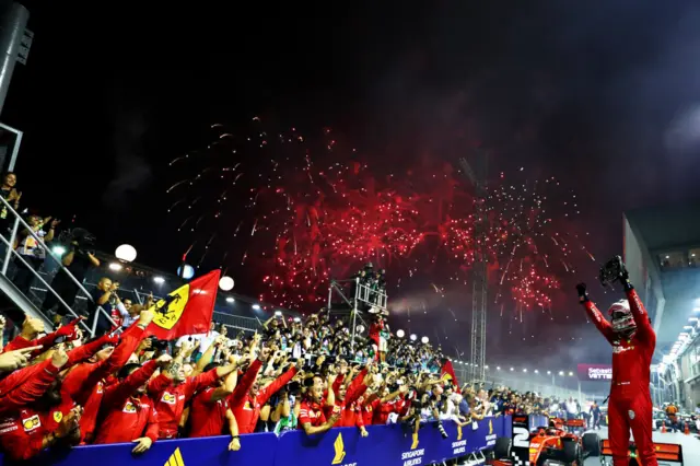 vettel singapore fireworks