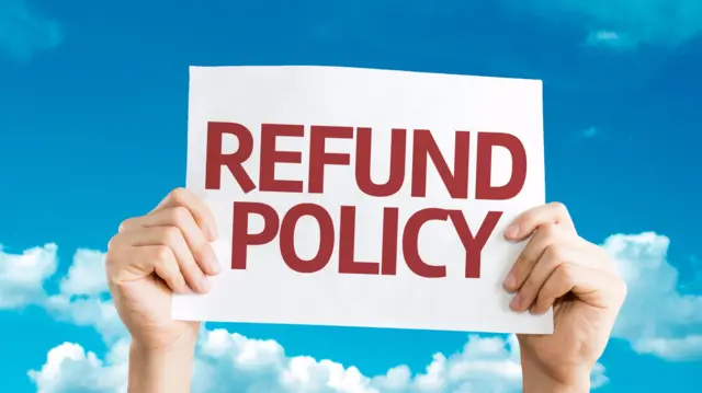 Refund policy sign