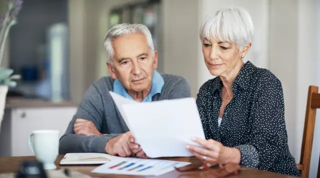 Worried pensioners