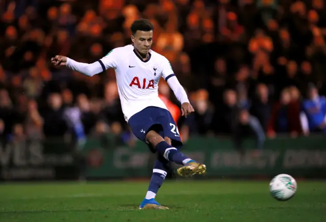 Dele Alli scores his penalty