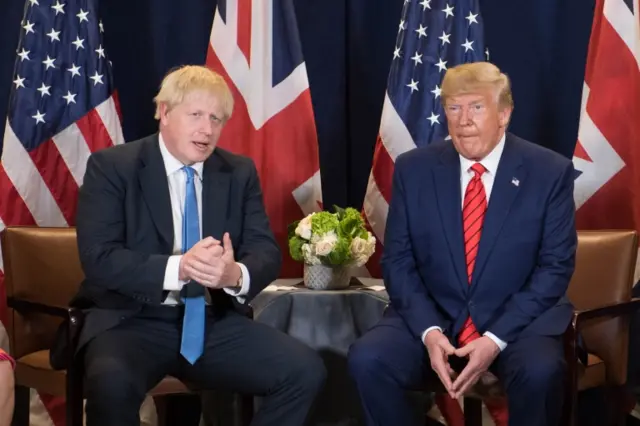 Boris Johnson and Donald Trump