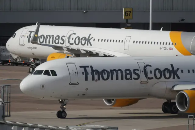 Thomas Cook planes