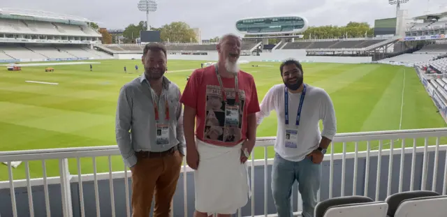 Commentators at Lord's