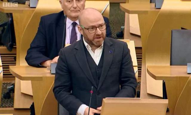 Scottish Green Party co-leader Patrick Harvie