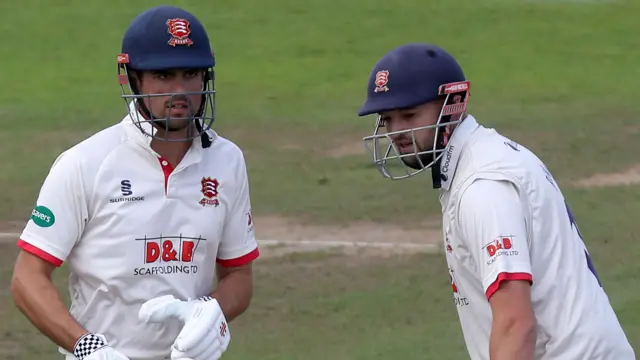 Alastair Cook and Nick Browne