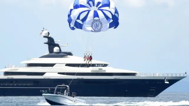 A superyacht