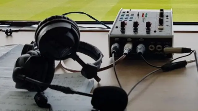 BBC commentary equipment