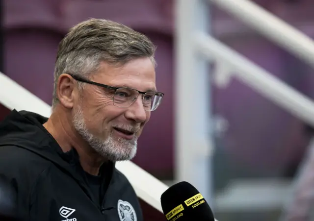 Hearts manager Craig Levein talks to BBC Radio Scotland