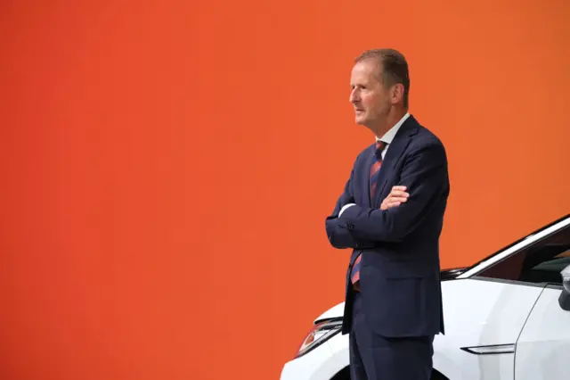 Volkswagen chief executive Herbert Diess