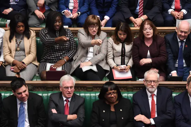 UK Parliament of the opposition benches in the chamber of the House of Commons after judges at the Supreme Court ruled that Prime Minister Boris Johnson"s advice to the Queen to suspend Parliament for five weeks was unlawful.