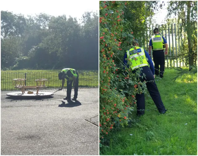 Derbyshire Police sweep