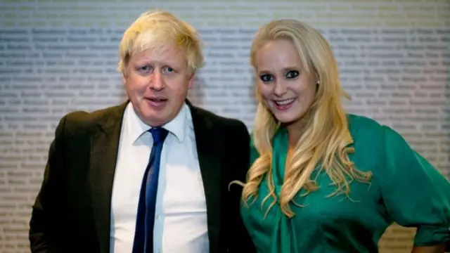 Boris Johnson with Jennifer Arcuri at an event in 2014