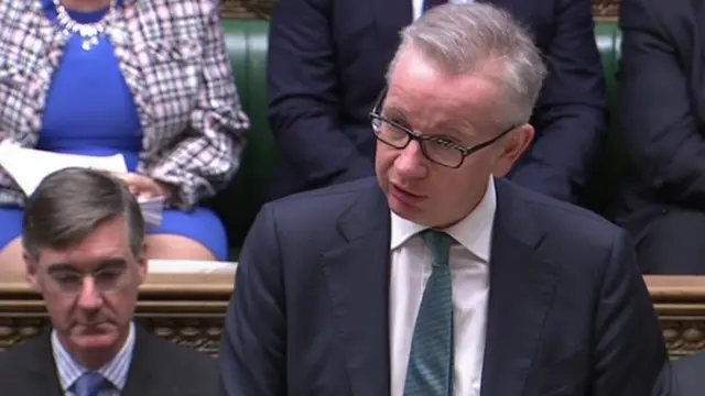 Michael Gove in Commons