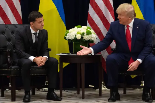 Zelensky and Trump